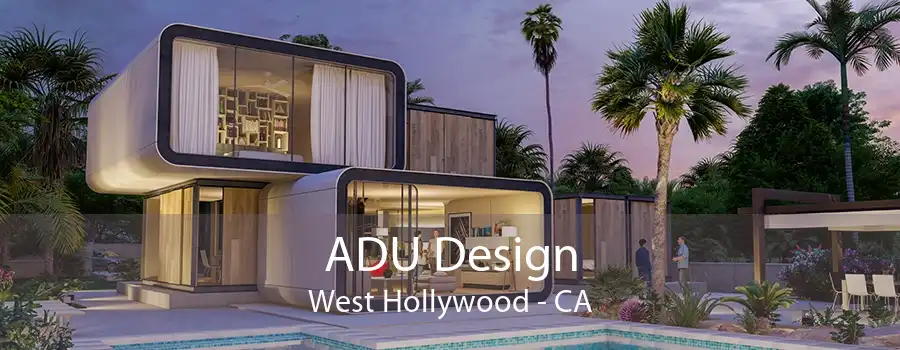 ADU Design West Hollywood - CA